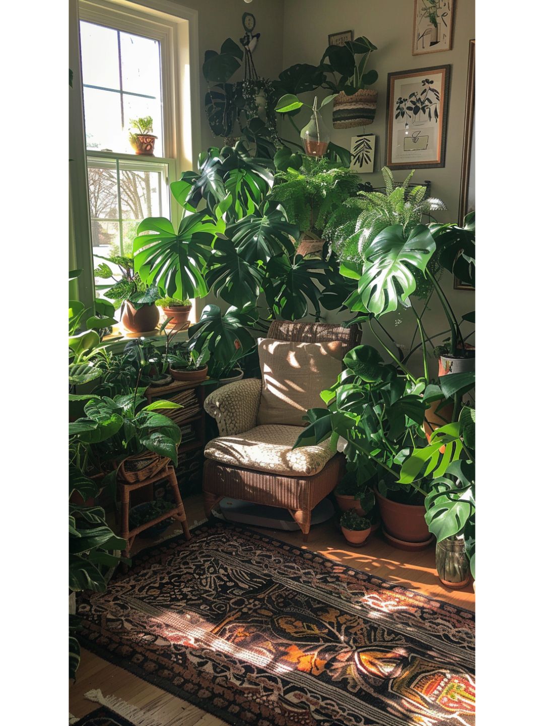 Green plants are a magical green magic wand for the home.