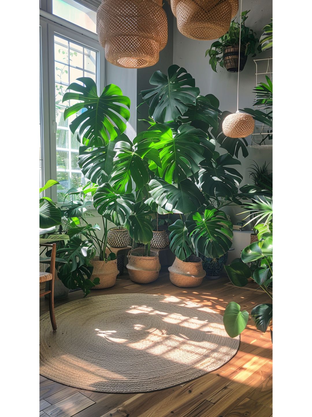 Green plants are a magical green magic wand for the home.